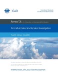 Aircraft Accident and Incident Investigation Annex 13