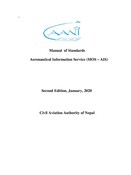 Manual of Standards Aeronautical Information Services (MOS-AIS)