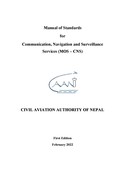 Manual of Standards for Communication, Navigation and Surveillance Services (Mos- CNS)