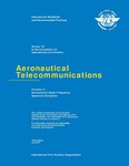 Aeronautical Telecommunications Annexe 10 Volume V Aeronautical Radio Frequency Spectrum Utilization
