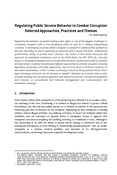 Regulating Public Service Behavior to Combat Corruption: Selected Approaches, Practices and Themes / Uprety, Kishor in NJA Law Journal (v.1 : 1 Jan 2007 - Dec 2007)