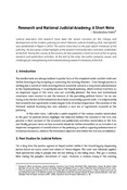 Research and National Judicial Academy: A Short Note / Mulmi, Shreekrishna in NJA Law Journal (v.1 : 1 Jan 2007 - Dec 2007)