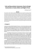 Truth and Reconciliation Commission: Glue for Divided Communities to Create a Better and Brighter Future / Kunwar, Tek Narayan in NJA Law Journal (v. 2 : 1 Jan 2008 - Dec 2008)