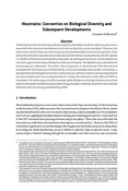 Mountains: Convention on Biological Diversity and Subsequent Developments / Bhattarai, Ananda Mohan in NJA Law Journal (v. 2 : 1 Jan 2008 - Dec 2008)