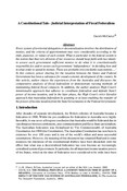 A Constitutional Tale - Judicial Interpretation of Fiscal Federalism / McCasker, Gareth in NJA Law Journal (v. 3 : 1 Jan 2009 - Dec 2009)