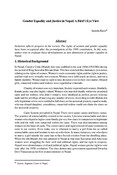 Gender Equality and Justice in Nepal: A Bird’s Eye View / Karki, Sushila in NJA Law Journal (v. 3 : 1 Jan 2009 - Dec 2009)