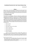 Constitutional Protection for Crime Victims of Statutory Rape / Subedi, Yubraj in NJA Law Journal (v. 3 : 1 Jan 2009 - Dec 2009)