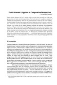 Public Interest Litigation in Comparative Perspective / Tripathi, Hari Bansh in NJA Law Journal (v.1 : 1 Jan 2007 - Dec 2007)